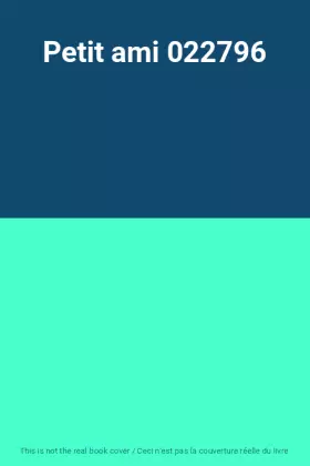 Couverture du produit · Petit ami 022796