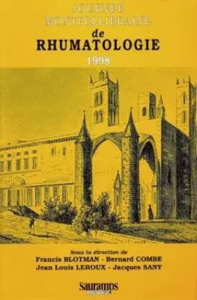 Couverture du produit · Journée montpelliéraine de rhumatologie 1998