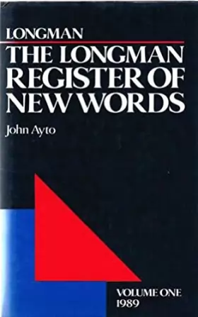Couverture du produit · Longman Register of New Words: v.1