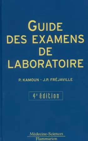 Couverture du produit · Guide des examens de laboratoire, 4e édition