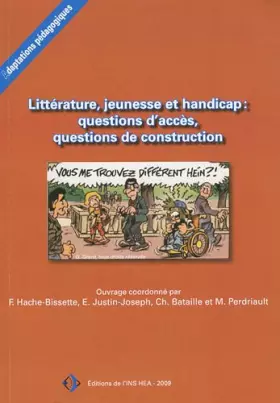 Couverture du produit · Littérature, jeunesse et handicap : questions d'accès, questions de construction