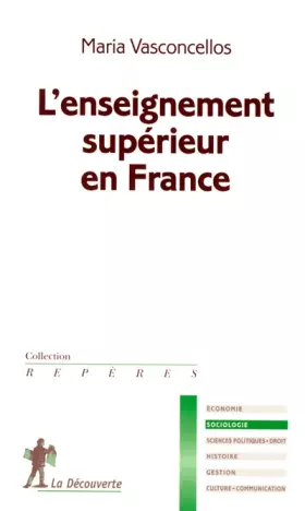Couverture du produit · L'enseignement supérieur en France