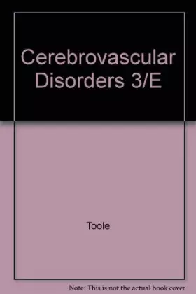 Couverture du produit · Cerebrovascular Disorders 3/E
