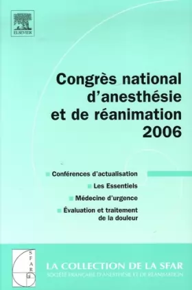Couverture du produit · Congrès national d'anesthésie et de réanimation 2006
