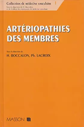 Couverture du produit · Arthériopathies des membres