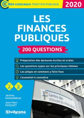 Couverture du produit · Les finances publiques 2020 - 200 questions