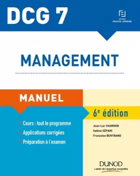 Couverture du produit · DCG 7 - Management - 6e éd. - Manuel
