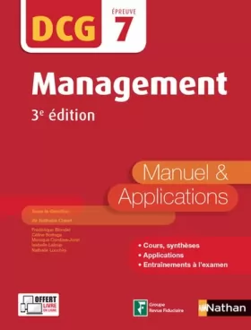 Couverture du produit · Management - DCG 7 - Manuel et applications