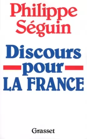 Couverture du produit · Discours pour la France