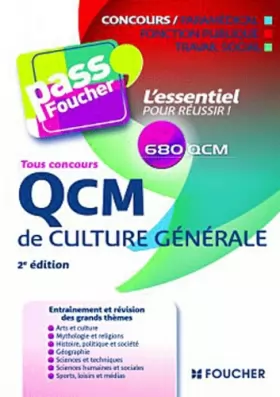 Couverture du produit · QCM de culture générale Tous concours 2e édition