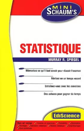 Couverture du produit · Statistique