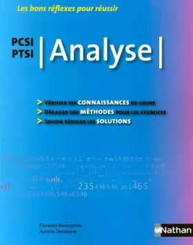 Couverture du produit · Analyse PCSI/PTSI - 1ere année