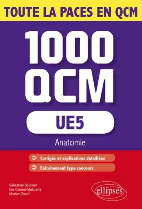 Couverture du produit · UE5 - Anatomie - 1000 QCM