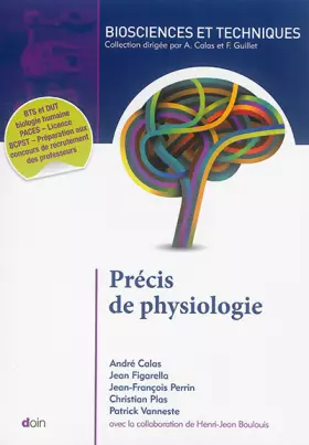 Couverture du produit · Précis de physiologie - 2ème édition: BTS et DUT biologie humaine. PACES - Licence - BCPST - Préparation aux concours de recrut