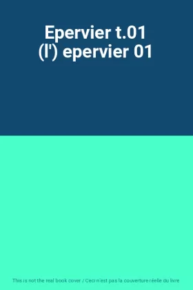 Couverture du produit · Epervier t.01 (l') epervier 01