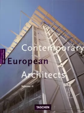 Couverture du produit · CONTEMPORARY EUROPEAN ARCHITECTS. Volume 2, Anglais, Allemand, Français