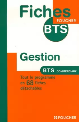 Couverture du produit · Gestion BTS commerciaux (Ancienne Edition)