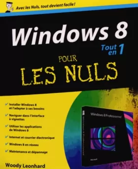 Couverture du produit · Windows 8 Tout en 1 pour les Nuls