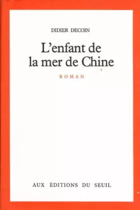 Couverture du produit · L'enfant de la mer de Chine