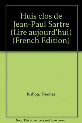 Couverture du produit · Huis clos de Jean-Paul Sartre