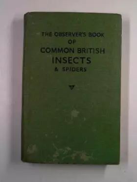 Couverture du produit · Observer's book of common British insects and spiders