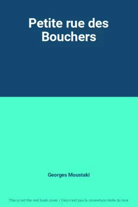 Couverture du produit · Petite rue des Bouchers