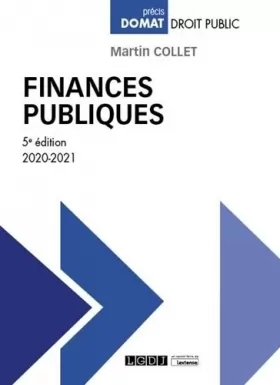 Couverture du produit · Finances publiques (2020-2021)