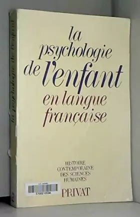 Couverture du produit · La Psychologie de l'enfant en langue française
