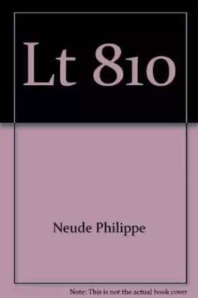 Couverture du produit · Lt 810