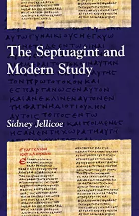 Couverture du produit · The Septuagint and Modern Study