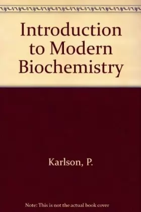 Couverture du produit · Introduction to Modern Biochemistry