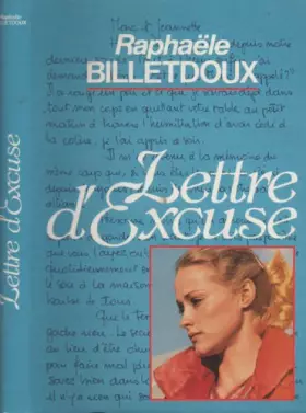Couverture du produit · Lettre d'excuse