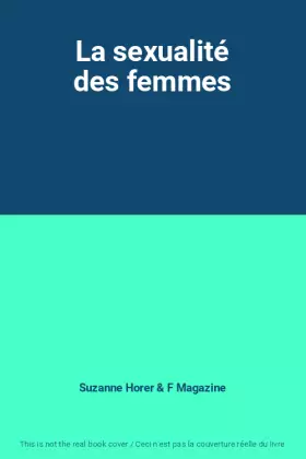 Couverture du produit · La sexualité des femmes