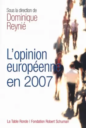Couverture du produit · L'opinion européenne en 2007