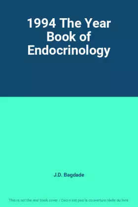 Couverture du produit · 1994 The Year Book of Endocrinology