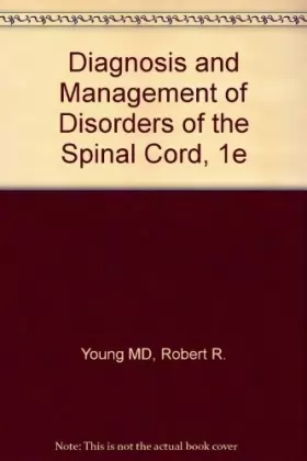 Couverture du produit · Diagnosis and Management of Disorders of the Spinal Cord