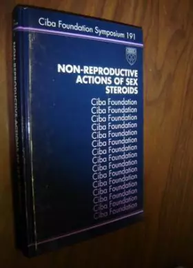 Couverture du produit · Non-Reproductive Actions of Sex Steroids