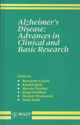 Couverture du produit · Alzheimer's Disease: Advances in Clinical and Basic Research