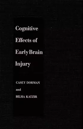 Couverture du produit · Cognitive Effects of Early Brain Injury