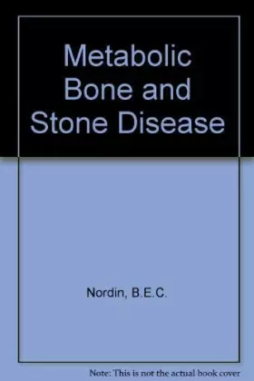Couverture du produit · Metabolic Bone and Stone Disease