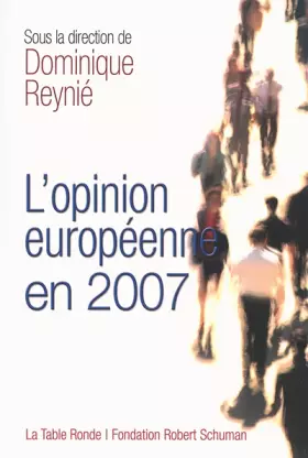 Couverture du produit · L'opinion européenne en 2007
