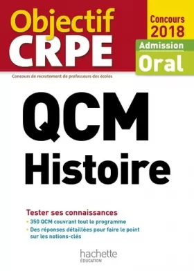 Couverture du produit · QCM CRPE : Histoire 2018
