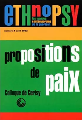Couverture du produit · Ethnopsy, numéro 4 : Propositions de paix
