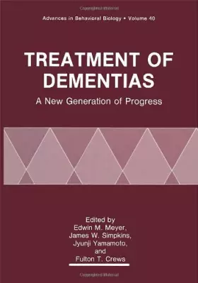 Couverture du produit · Treatment of Dementias: A New Generation of Progress