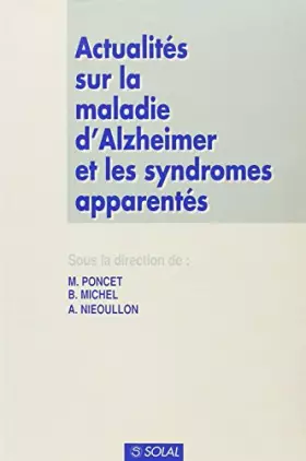 Couverture du produit · Actualités sur la maladie d'Alzheimer et les symdromes apparentés