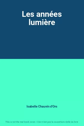 Couverture du produit · Les années lumière