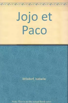 Couverture du produit · Jojo et Paco