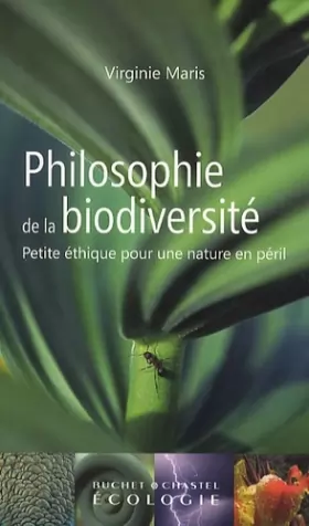 Couverture du produit · Philosophie de la biodiversité