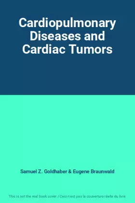 Couverture du produit · Cardiopulmonary Diseases and Cardiac Tumors