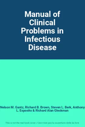 Couverture du produit · Manual of Clinical Problems in Infectious Disease